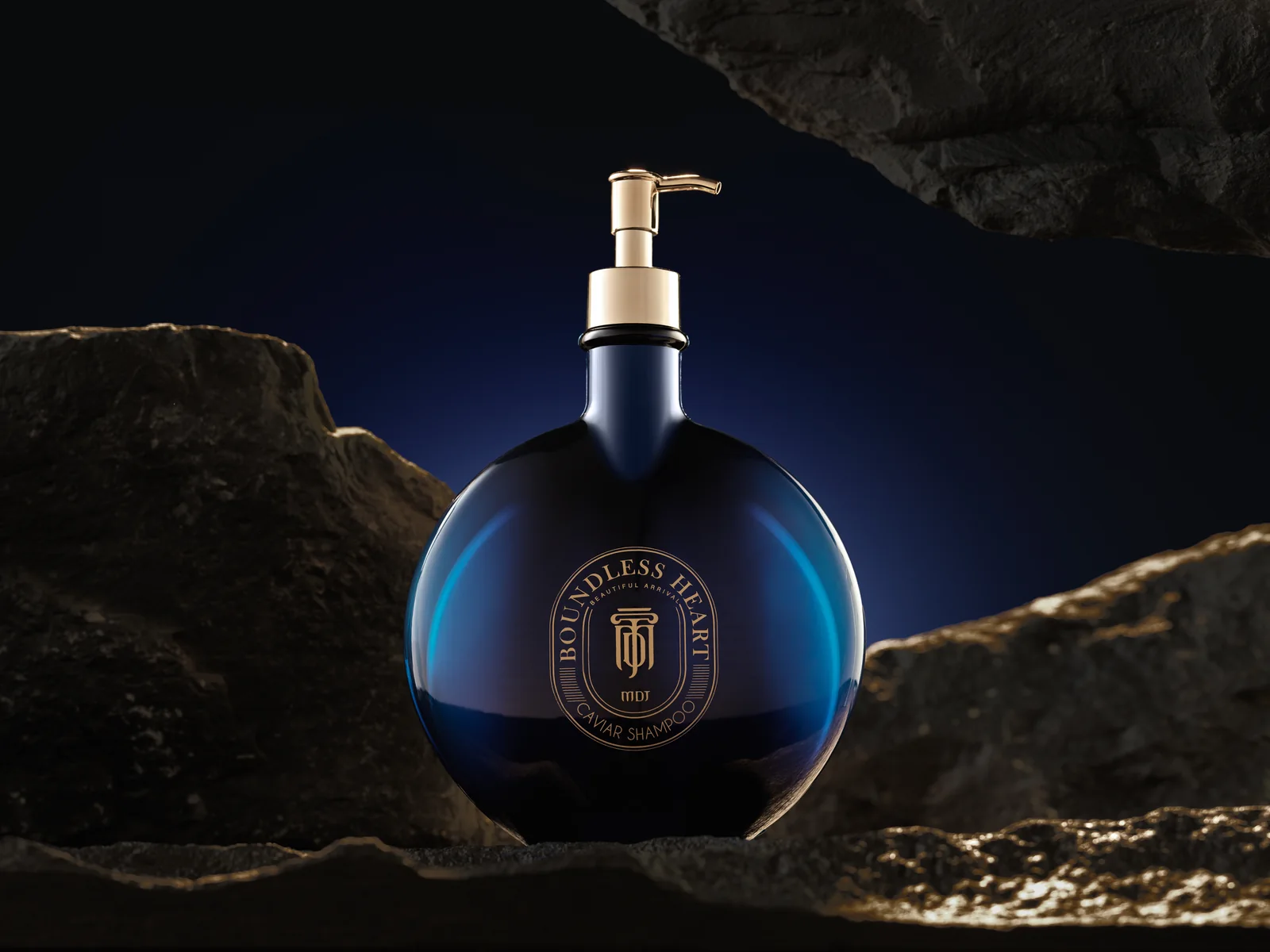 MDJ 鱘魚子原色原味洗髮乳 500 ml 正面
